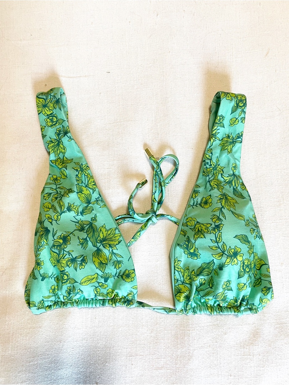 Monday Swimwear- Palm Springs Top- Lush Floral- Triangle Bikini Top